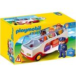 Mașină Playmobil PM6773 Airport Shuttle Bus 1.2.3