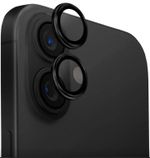 Стекло защитное для смартфона UNIQ Optix Aluminium Camera Lens Protector for iPhone 16/16 Plus, Black