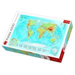 Головоломка Trefl 10463 Puzzles - 1000 - Physical map of the world