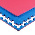 Tatami mat Eva Puzzle 1x1 m, 2 cm, 80 kg/m3 inSPORTline Sazegul 25874-2 red-blue (10247)