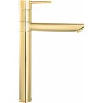 Смеситель для умывальника Ferro FIESTA BFI2LG (lavoar inalta) auriu