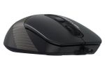 Mouse A4Tech FM10, Optical, 600-1600 dpi, 4 buttons, Ambidextrous, 4-Way Wheel, Black/Grey, USB