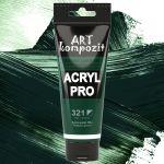 Краска акриловая Art Kompozit, (321) Зеленая ФЦ, 75 мл