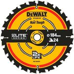 Disc de tăiere DeWalt DT10401-QZ ELITE CSB (10 x DT10302) Ø184 х 16mm х 24T