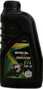 Масло Siroil 4T 20W50 1l COMPETITION GT4 (SIR40801)