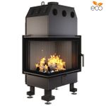 Каминная топка SAVEN Energy 65x50x47L/R Black (14,5 кВт) ECO - угловая, с левым/правым боковым стеклом