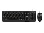 Keyboard & Mouse SVEN KB-S330C, Fullsize layout, Splash proof, Fn key, Black, USB