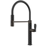 Bateria bucătărie Gessi 60922-440 Nero/Black Metal Br PVD