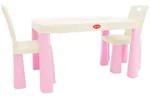 Set de mobilier pentru copii Richi (04680/12) Masa in set cu scaune roz/alb