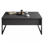Măsuţă cafea Trendy Lux, Antracit, Negru 90x40x60cm