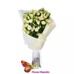 Buchet de 15 eustome crema