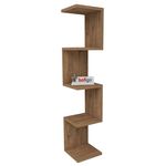 Офисный стеллаж Bofigo Зигзаг, 23x23x111 см, Дуб (15-12-02)