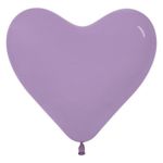 Balon cu aer Inimioara- Violet-deschis- 25 см