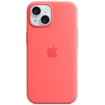 Husă pentru smartphone Apple iPhone 15 Silicone MagSafe Guava MT0V3