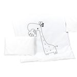 Lenjerie de pat pentru copii PernaMea Set lenjerie 3 piese Panda turcoaz (PM.100468/1)