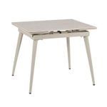 Masă Interdepo REEF Light Travertine,Ножки Бежевые