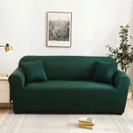 Домашний текстиль Relaxe Home Чехол для дивана Solid Sofa Cover 2 места (145-185 см) Зелёный