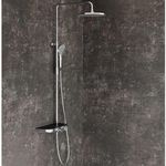 Panou de duș Ravak Bara dus TE termostatica c polita chrome/black TE 094.02CR/BL (X070162)