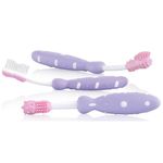 Periuță de dinți Nuby ID754 Зубные щетки 3 в 1
