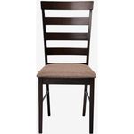 Scaun Evelin di Costacurta Gloria Chocolate (Обивка-EKEA-12 Dark Brown)