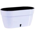 Ghiveci pentru flori Santino Jardiniera Asti 300 (5.2L, Alb/Negru)