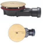 Сифон для ванны Wirquin Sifon cadita dus H40 D90 Slim+ Gold antimiros 30724970