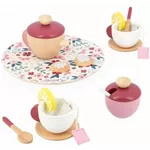 Bucătărie și veselă de jucărie Janod J06631 Set de ceai Twist