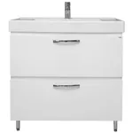 Шкаф под умывальник Mashtab 11498 Agat 2 sertare 90cm Alb