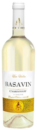 Basavin  Gold Chardonay, сухое белое вино, 0,75 л