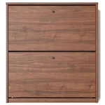 Полка для обуви Fabrik Home Тумба для обуви 2 дверцы / 800 орех каменный