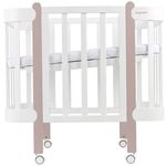 Pătuț Ingvart 45984520008 Nika, Alb/Cappucino 60x120cm