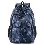 Rucsac pentru copii 4Play AT156 Blue Camouflage