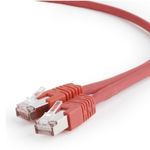 Patch Cord Cat.6U  1m, Red, PP6U-1M/R, Cablexpert, Stranded Unshielded