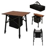 Mobilier pentru camping Jumi OM-353947 Masa de camping cu geanta frigorifica si inaltime reglabila