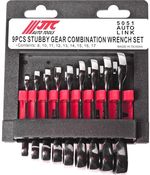 Cheie fixă JTC JTC-5051 ключи комбинированные с трещоткой 8-17 мм. укороченных 9 предм.