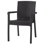 Стул Hydro S Пластиковый стул Vector, 58x85x45, Коричневый