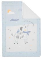 Lenjerie de pat pentru copii Kikka Boo 31103020153 Paturica super moale Sherpa Stripy Friends, 80/110cm