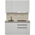 Mobilă pentru bucatarie ArtFlame GOLA White (1.6 m.l.)