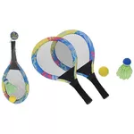 Теннисный инвентарь Promstore 53840 Набор для тенниса 2 ракетки мяч и волан 27x54см