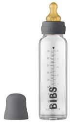 Поильник BIBS 5014221 Biberon din sticla anticolici Iron cu tetina din latex 0+ luni, 225 ml