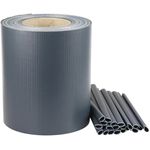 Gard artificial Cellfast 30080 Banda pentru gard 19 cm x 35 m (grafit)
