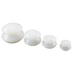 Спортивное оборудование miscellaneous 10459 Set de ventuze din silicon alb lucios (4 buc) 100356