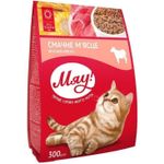 Hrană pentru animale de companie Мяу! 24231123 Hrană uscată pentru pisici adulte, carne, 21x300 g