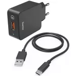 Încărcător cu fir Hama 201625 Fast USB-C QualcommВ® 19.5W