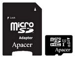 .16GB MicroSD (Class 10) UHS-I (U1) +SD adapter, Apacer 