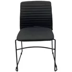 Scaun de birou ART Stool Porter PVC-1849-21 negru