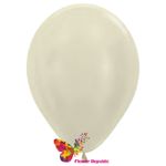 Balon de latex, albastru  argint - 30 cm