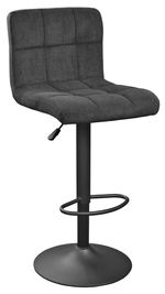 Барный стул Deco SB-044 Velvet Black+Black Leg