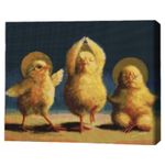 Картина по номерам BrushMe DBS1210FC Mozaic cu diamante 40x50сm (fără cutie) Puișori spirituali, Lucia Heffernan