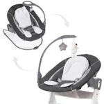Leagăn pentru bebeluși Hauck Alpha Bouncer 2in1 Deluxe Melange Grey